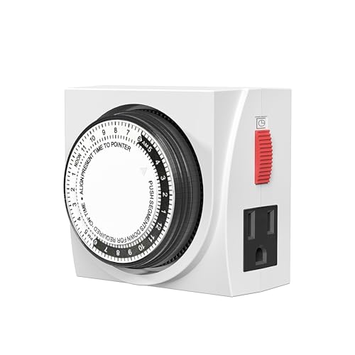 Algopix Similar Product 20 - BNLINK Heavy Duty Mechanical 24 Hour