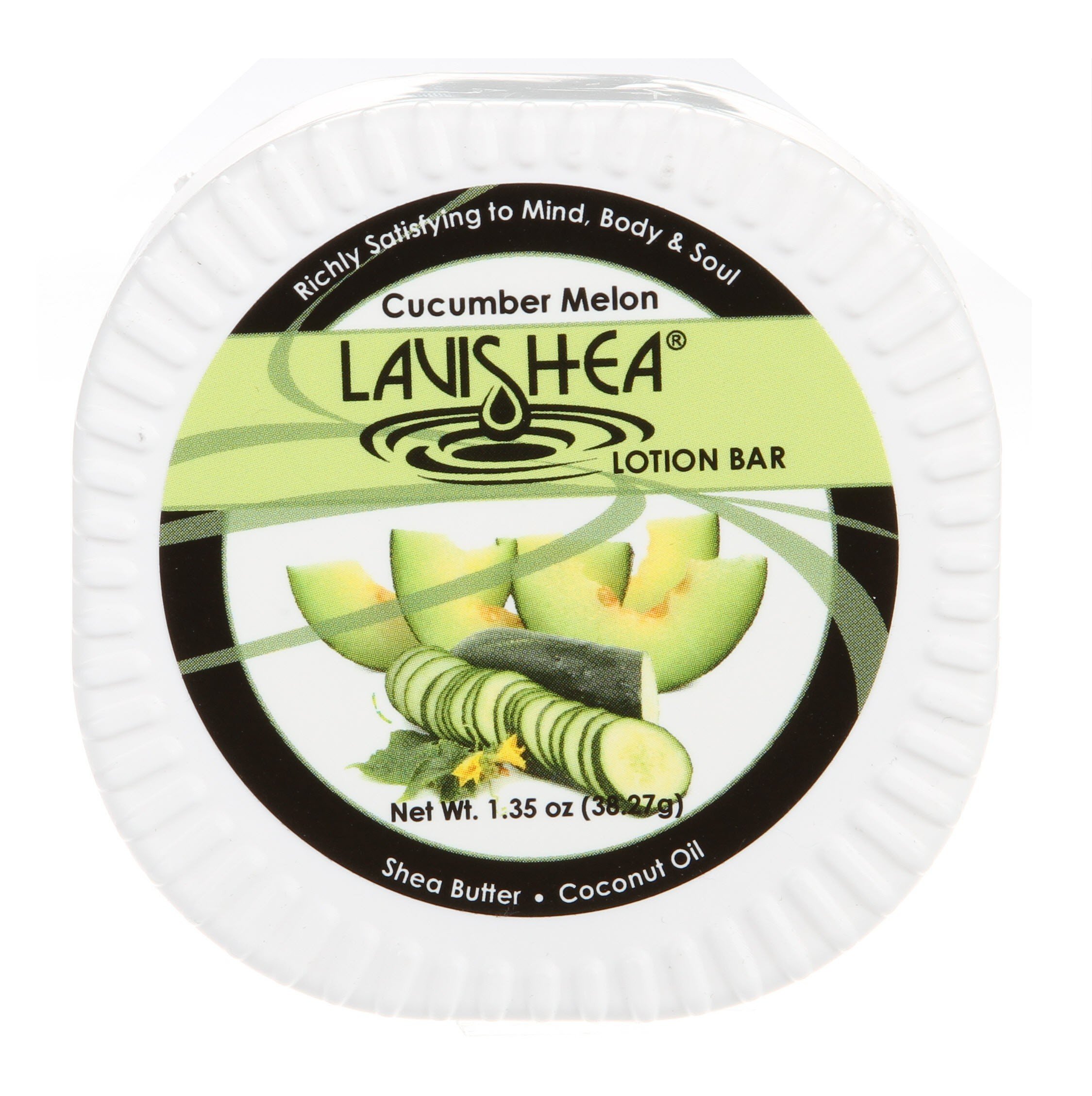 Algopix Similar Product 13 - LaviShea Cucumber Melon Lotion Bar