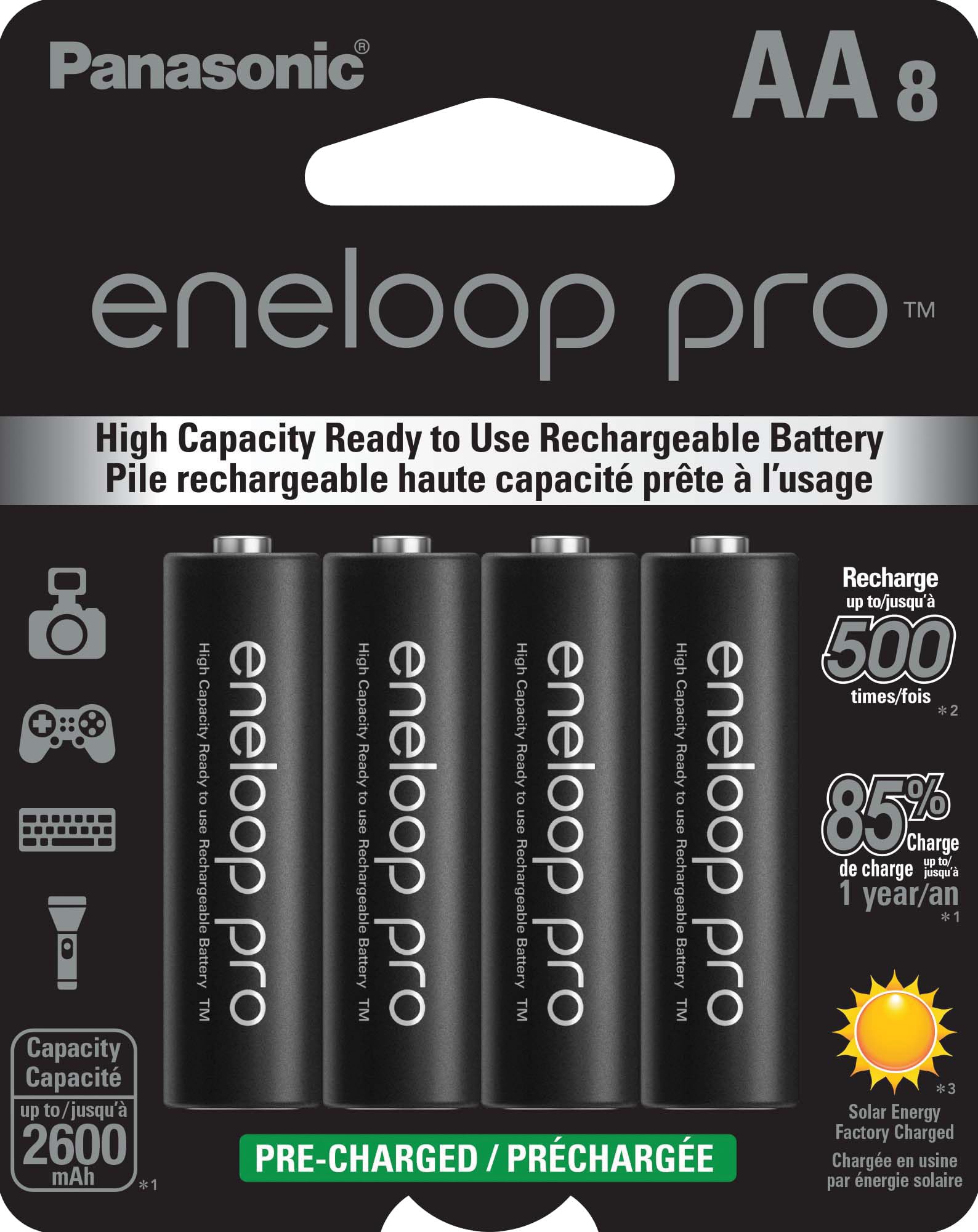 Algopix Similar Product 13 - Eneloop Panasonic BK3HCCA8BA pro AA