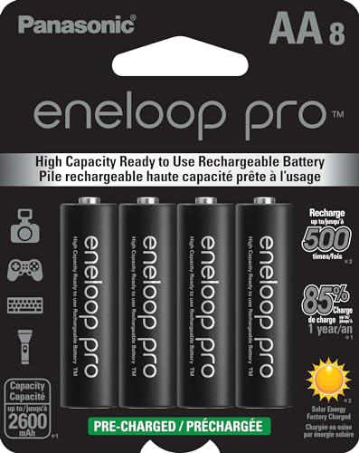 Algopix Similar Product 10 - Eneloop Panasonic BK3HCCA8BA pro AA