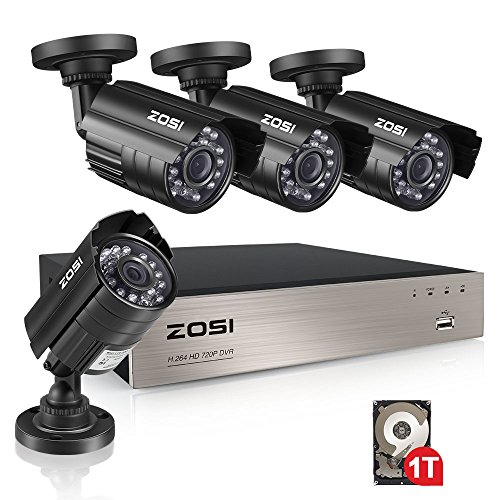 Algopix Similar Product 15 - ZOSI 8CH 720P DVR Recording Smart
