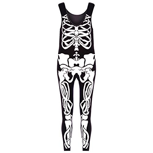 Algopix Similar Product 6 - Oops Outlet Womens Halloween Skeleton