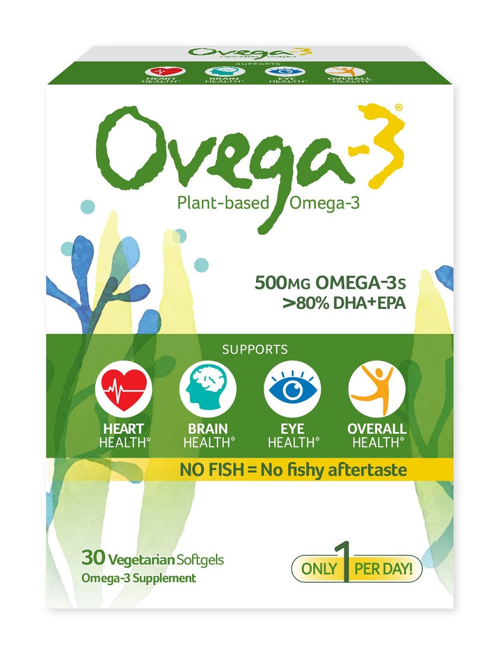 Algopix Similar Product 4 - Ovega3 Vegan Algae Omega3 Daily
