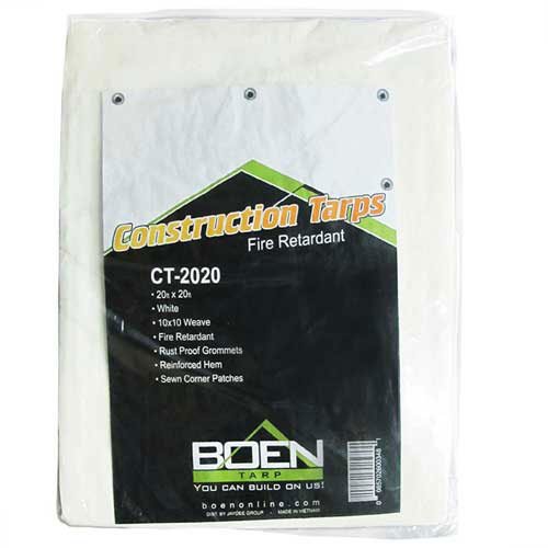 Algopix Similar Product 10 - Fire Retardant Tarp 14x14 Weave 2 x