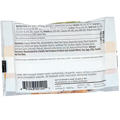 Algopix Similar Product 20 - EARNEST EATS BAR ALMND TRAIL MIX, 1.9 OZ