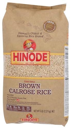 Algopix Similar Product 11 - HINODE RICE Brown Calrose Rice, 80 OZ