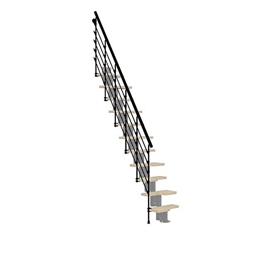 Algopix Similar Product 6 - Arke Oak30Xtra Black 2nd Side Railing