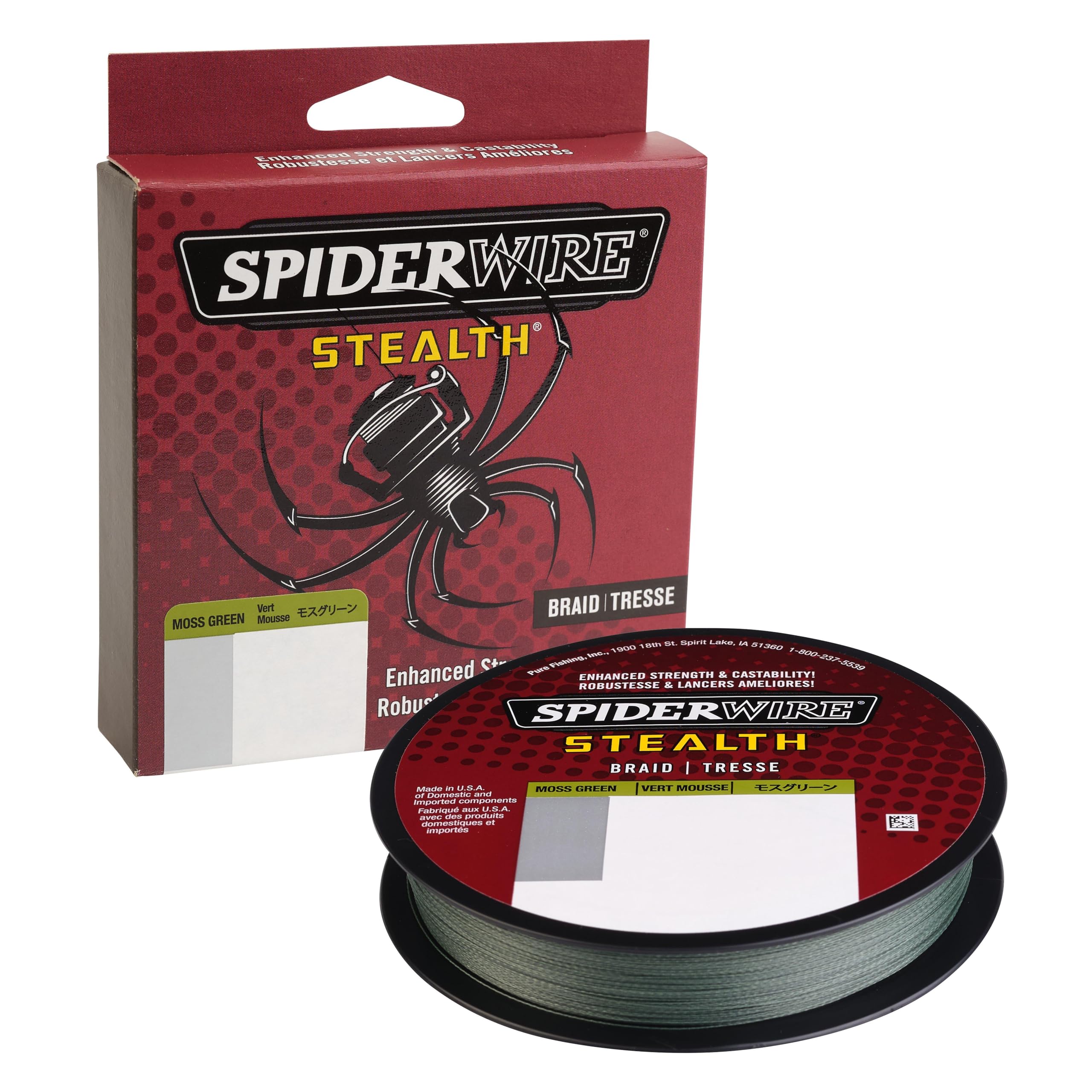 Algopix Similar Product 6 - SpiderWire Stealth Superline Moss