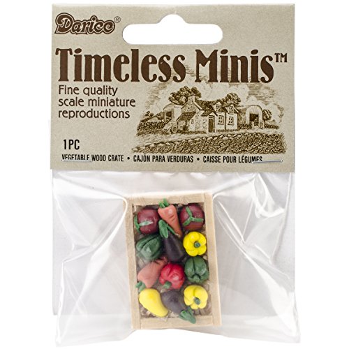 Algopix Similar Product 9 - Miniature Vegetable Wood Crate 15