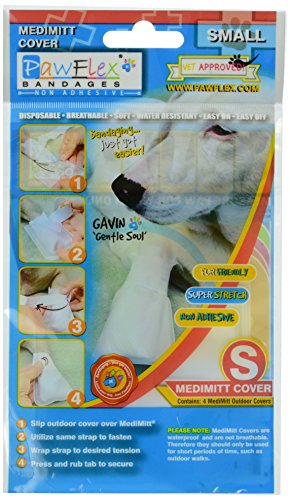 Algopix Similar Product 9 - Pawflex Waterproof Paw MediMitt Covers