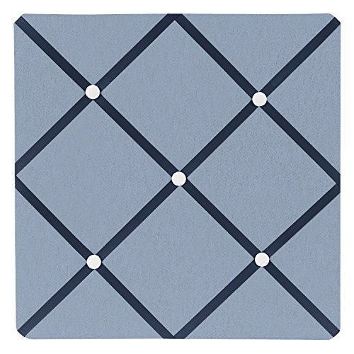 Algopix Similar Product 1 - Sweet Jojo Designs Light Blue Fabric