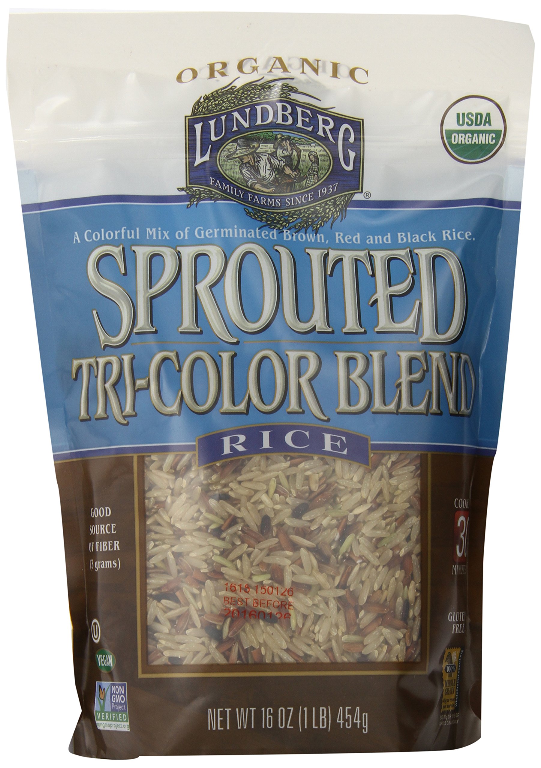 Algopix Similar Product 14 - Lundberg Organic Sprouted TriColor
