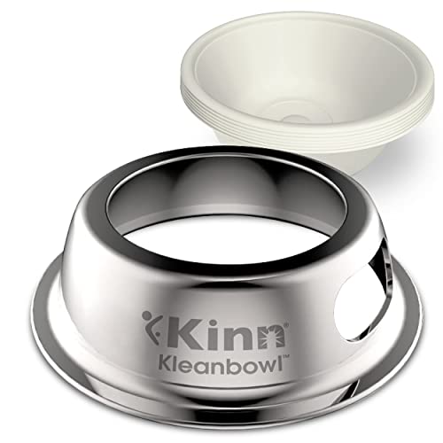 Algopix Similar Product 4 - Kinn Kleanbowl Pet Bowl Stainless Steel