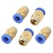 Algopix Similar Product 8 - 5Pcs 14PT Threaded Straight Quick Push