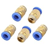 Algopix Similar Product 8 - 5Pcs 14PT Threaded Straight Quick Push