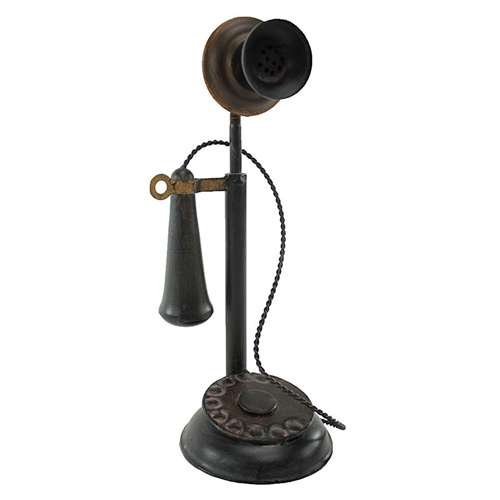 Algopix Similar Product 2 - Aspire Graham Metal Telephone, Black