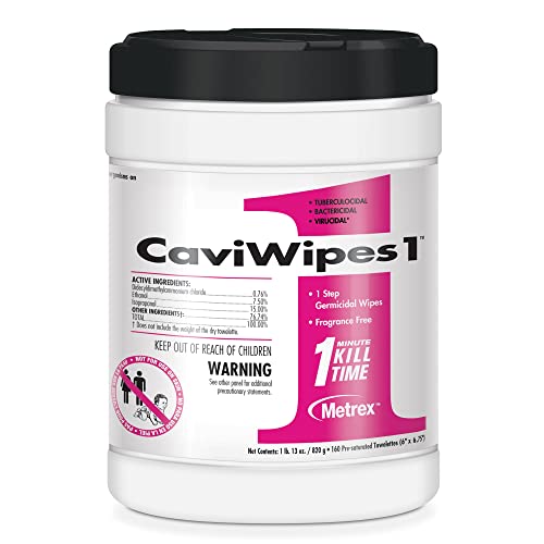 Algopix Similar Product 16 - CaviWipes1 - 6" x 6 3/4" Large (160)