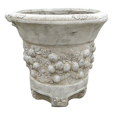Algopix Similar Product 19 - Renaissance Fruit Round Urn Planter