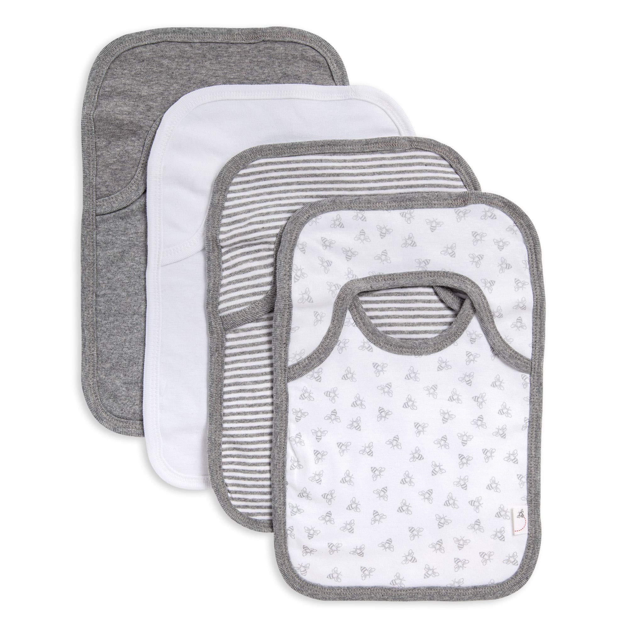 Algopix Similar Product 8 - Burts Bees Baby  Bibs 4Pack