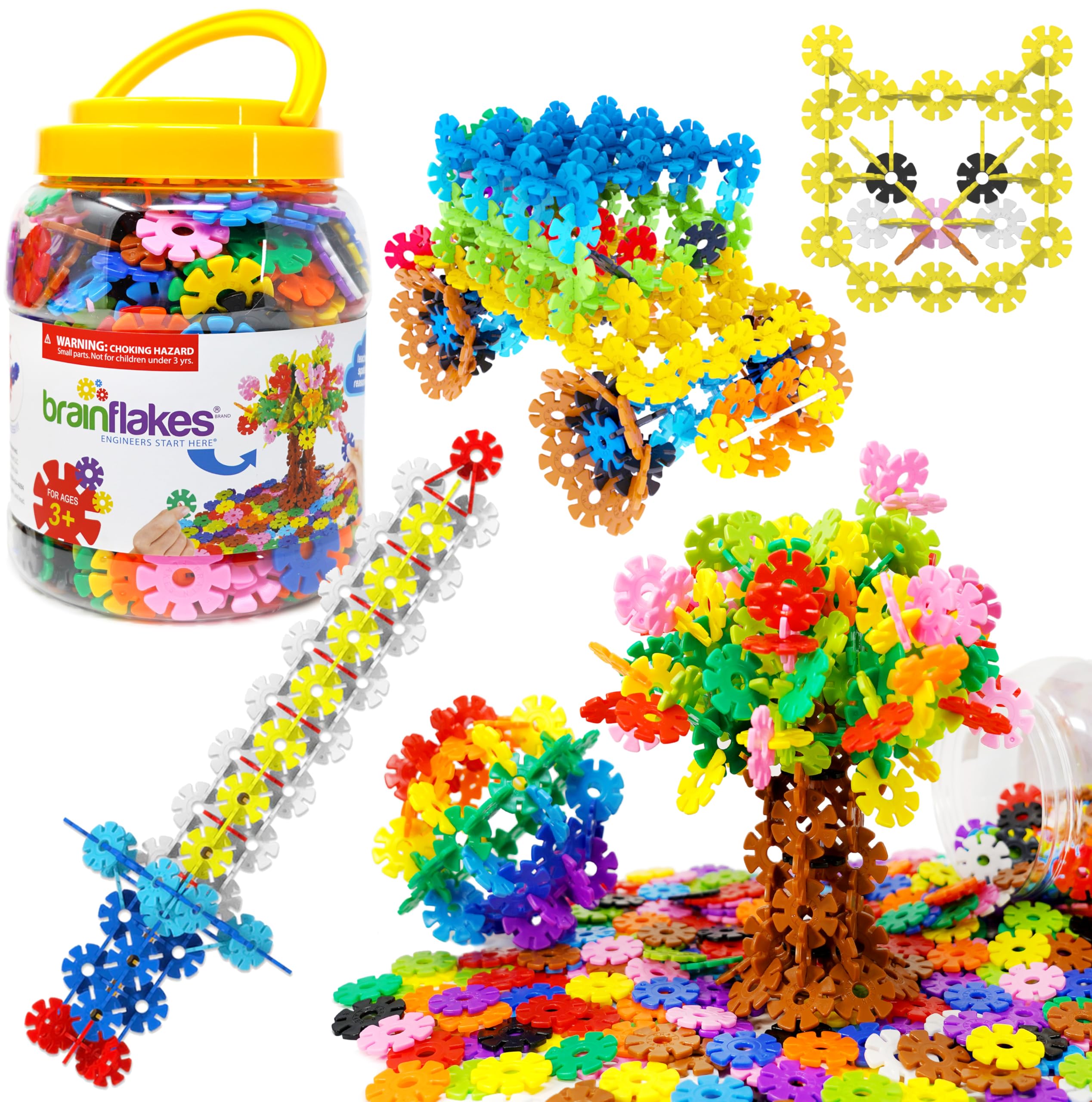 Algopix Similar Product 18 - Brain Flakes 500 Piece Set Ages 3