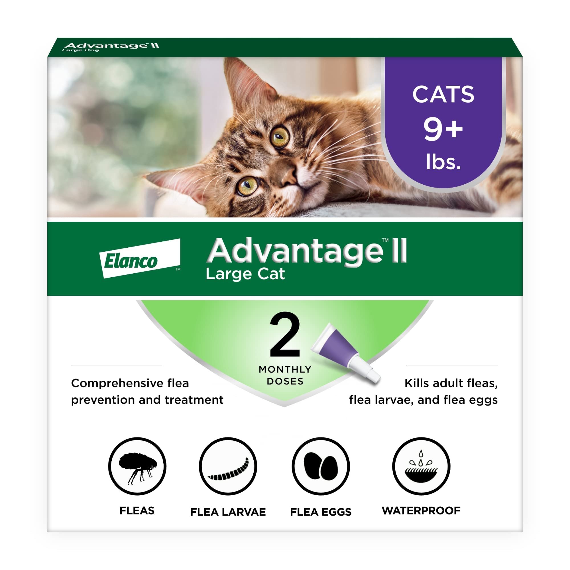Algopix Similar Product 2 - Advantage II Large Cat VetRecommended