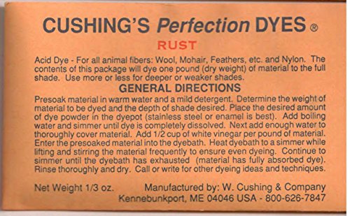 Algopix Similar Product 14 - Feather Dyes 1/3oz Rust