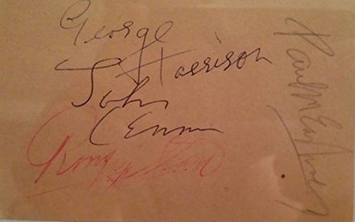 Algopix Similar Product 1 - Framed Beatles Authentic Autographs
