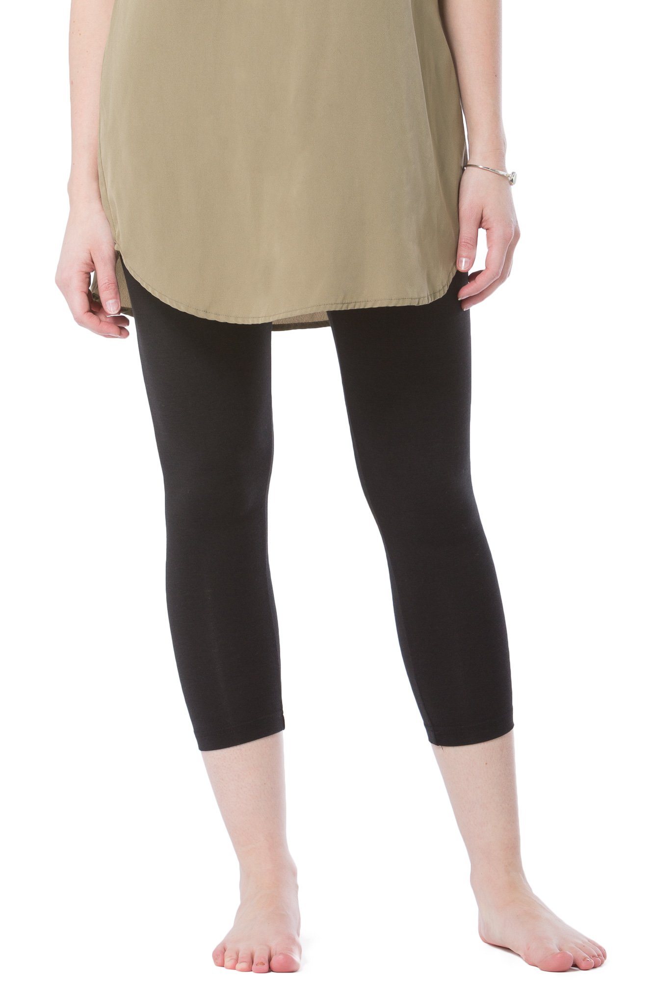 Algopix Similar Product 17 - Fishers Finery Ecofabric Capri Legging