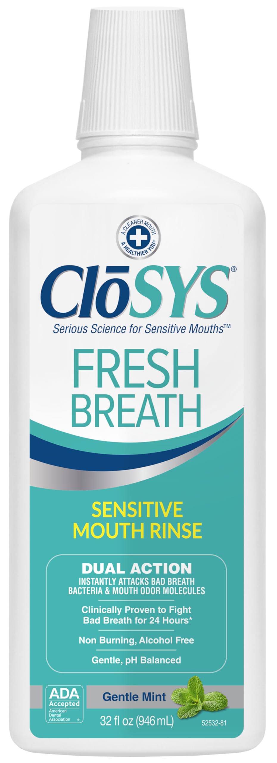 Algopix Similar Product 14 - CloSYS Sensitive Mouthwash 32 Ounce
