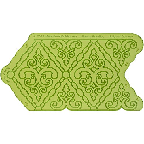 Algopix Similar Product 11 - Marvelous Molds Filigree Damask