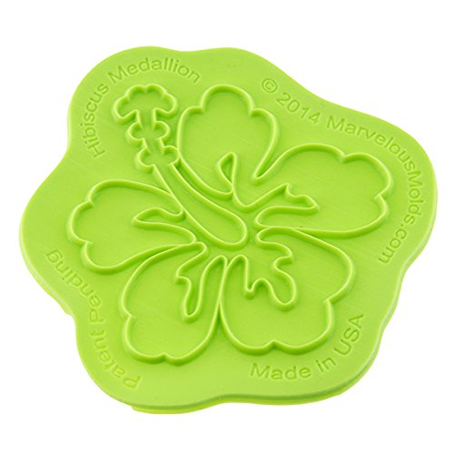 Algopix Similar Product 12 - Hibiscus Medallion Onlay Mold by