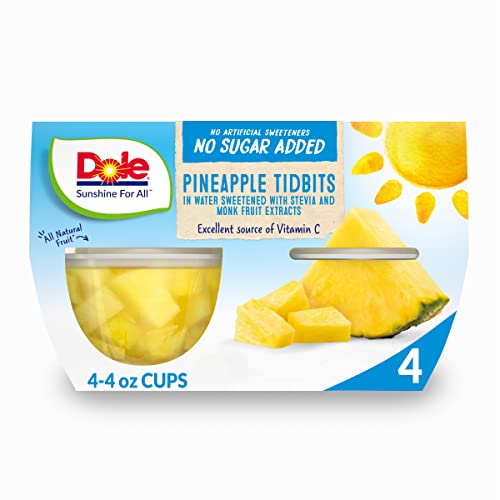 Algopix Similar Product 19 - Dole Fruit Bowls Pineapple Tidbits No