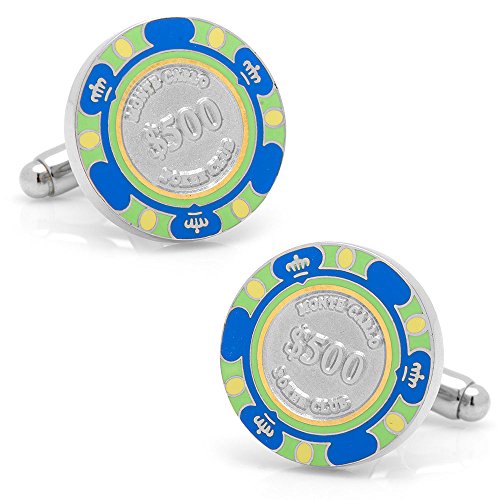 Algopix Similar Product 15 - Cufflinks Inc 500 Blue Poker Chip