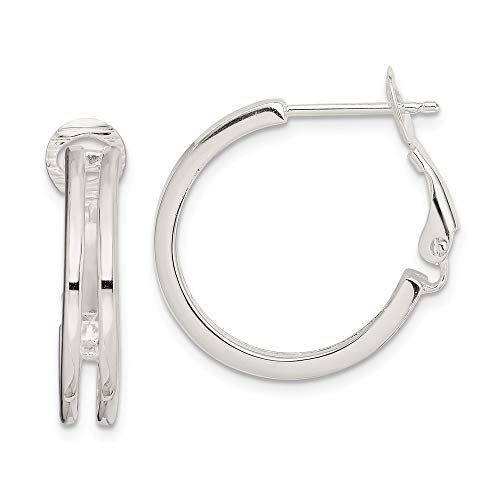 Algopix Similar Product 8 - Sterling Silver Polished Earrings