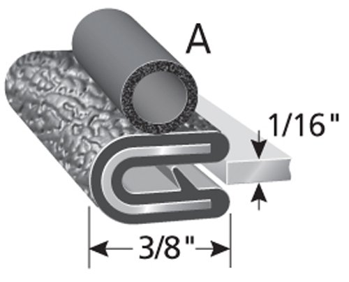 Algopix Similar Product 17 - TrimLok Trim Seal with Side Bulb 