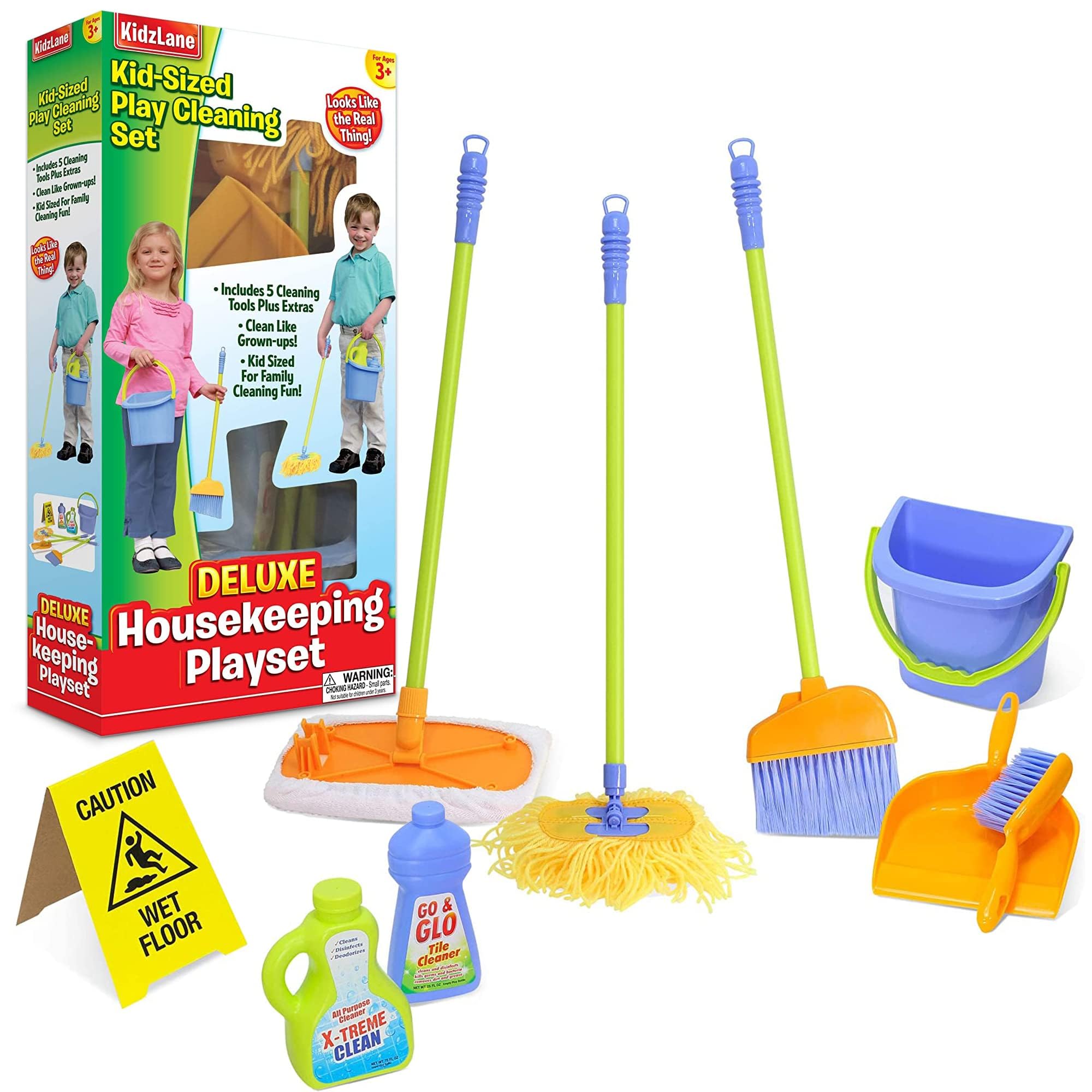 Algopix Similar Product 19 - Kidzlane Kids Cleaning Toy Set 