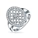 Algopix Similar Product 16 - Art Deco Style Fashion Large Oval Pave