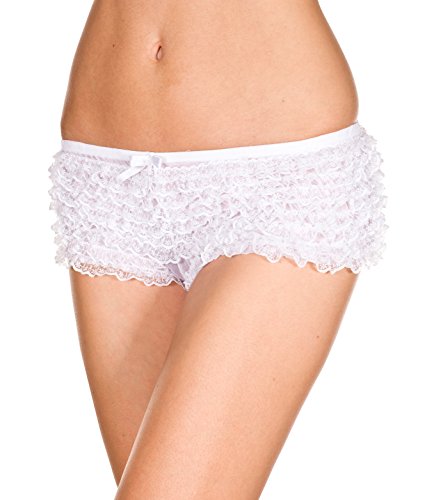 Algopix Similar Product 7 - micro mesh ruffle lace tanga s