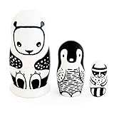 Algopix Similar Product 16 - Wee Gallery Set of 3 Nesting Dolls 