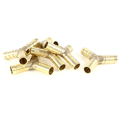 Algopix Similar Product 16 - 6 Pcs YShape 3 Ways Hose Barb Fitting