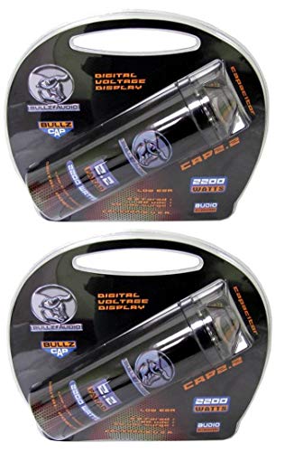 Algopix Similar Product 1 - 2 BULLZ AUDIO 2200W 12V BCAP 22