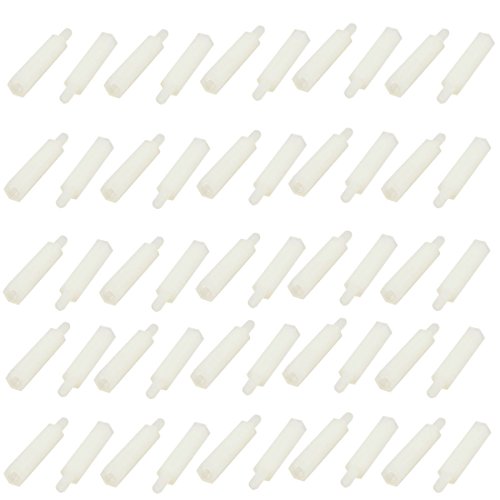 Algopix Similar Product 16 - uxcell M25x20mm MaleFemale Hex Nylon