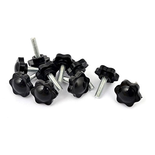 Algopix Similar Product 7 - 10x M6x20mm Male Thread 25mm Star Head