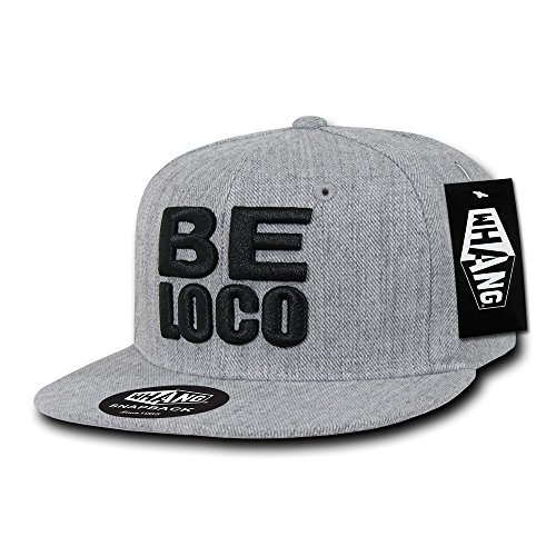 Algopix Similar Product 14 - WHANG Be Loco Snapback, Heather Grey