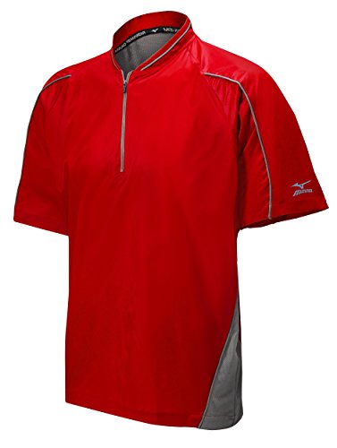 Algopix Similar Product 19 - Mizuno Protect Batting Jersey Red