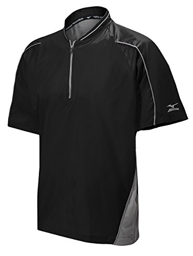 Algopix Similar Product 13 - Mizuno Protect Batting Jersey Black