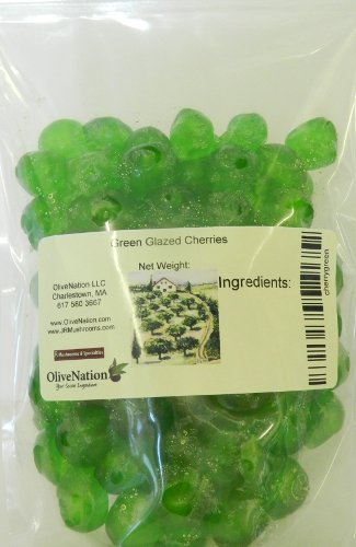 Algopix Similar Product 3 - OliveNation Glazed Green Cherries 80