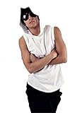 Algopix Similar Product 15 - New Mens Sleeveless Hoodie TShirt