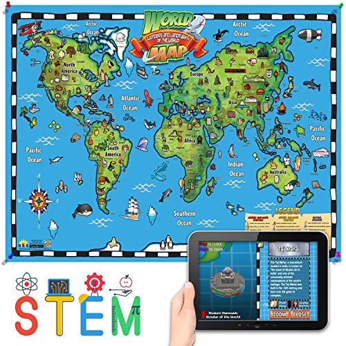Algopix Similar Product 13 - Waypoint Geographic Kids World Map