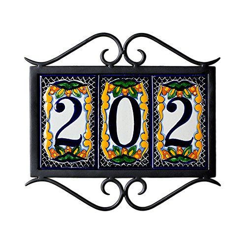Algopix Similar Product 13 - Cuzco Address Plaque Size: 3-Tile